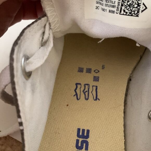 Converse Chuck Taylor Low Top Charcoal Canvas Sneakers Unisex W6/M4 - Picture 9 of 14